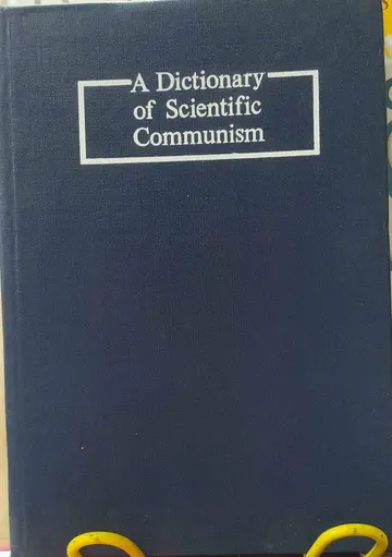 Cover of A Dictionary of Scientific Communism