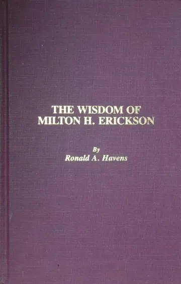 Cover of Wisdom of Milton Erickson