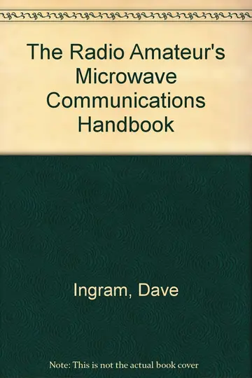 Cover of The Radio Amateur's Microwave Communications Handbook