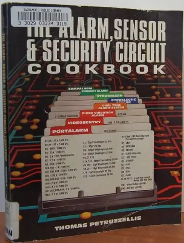 Cover of Alarm, Sensor and Security Circuit Cookbook