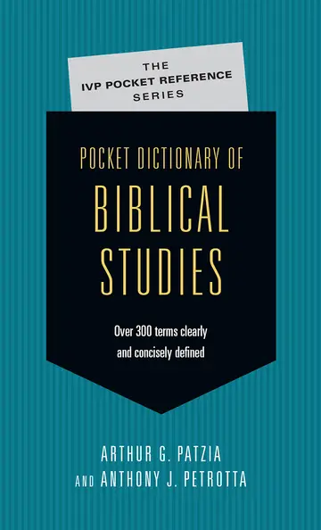 Cover of Pocket Dictionary of Biblical Studies