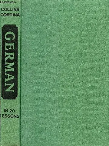 Cover of German in 20 lessons, intended for self-study and for use in schools