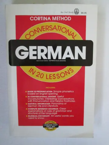 Cover of Cortina Method Conversational German in 20 Lessons