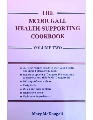 Cover of The McDougall Health-Supporting Cookbook