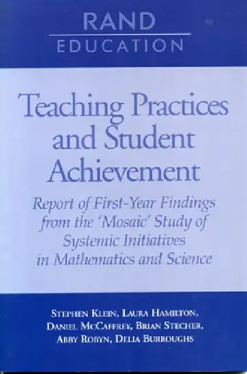 Cover of Teaching Practices and Student Achievement