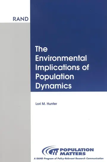 Cover of The Environmental Implications of Population Dynamics
