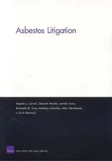 Cover of Asbestos Litigation