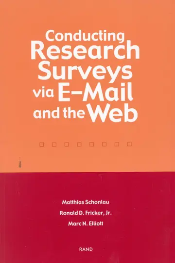 Cover of Conducting Research Surveys via E-Mail and the Web