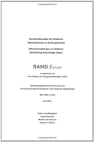 Cover of Farmacotherapie Bij Kinderen