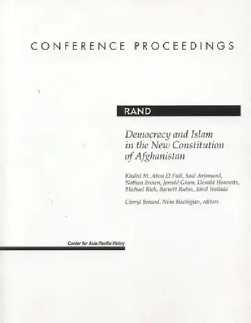 Cover of Democracy and Islam in the New Constitution of Afghanistan