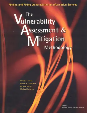 Cover of The Vulnerability Assessment & Mitigation Methodology