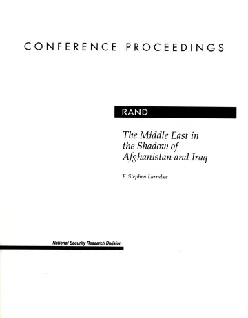 Cover of The Middle East in the Shadow of Afghanistan and Iraq (Conference Proceedings (Rand Corporation))