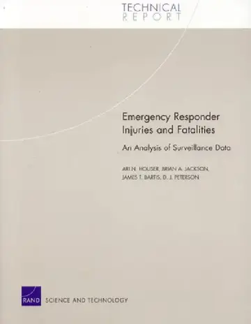 Cover of Emergency Responder Injuries and Fatalities