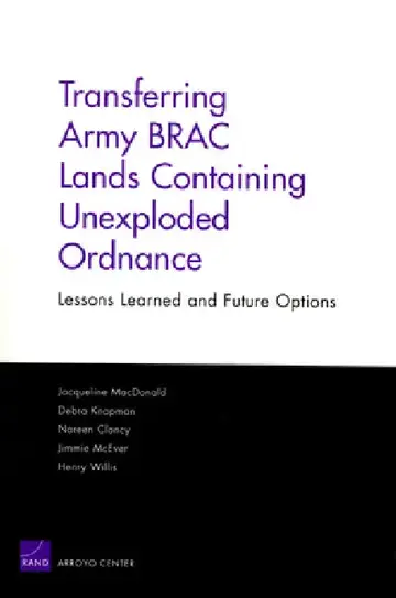 Cover of Transferring Army Brac Lands Containing Unexploded Ordnance