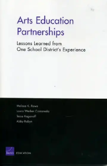 Cover of Arts Education Parterships