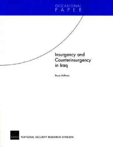Cover of Insurgency and Counterinsurgency in Iraq