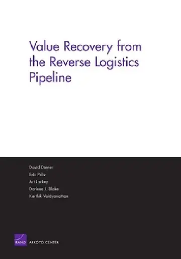Cover of Value Recovery from the Reverse Logistics Pipeline