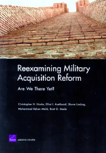 Cover of Reexamining Military Acquisition Reform