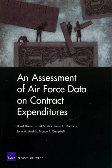 Cover of An Assessment of Air Force Data on Contract Expenditures