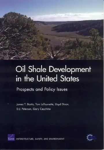 Cover of Oil Shale Developement in U S