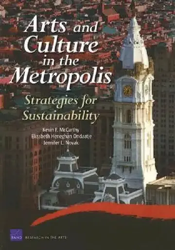 Cover of Arts and Culture in the Metropolis
