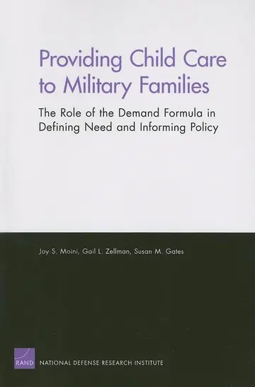 Cover of Providing Child Care to Military Families