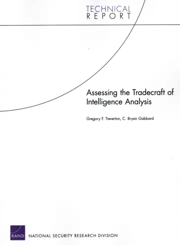 Cover of Assessing the Tradecraft of Intelligence Analysis