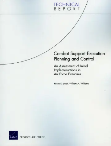 Cover of Combat Support Execution Planning and Control