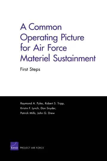 Cover of A Common Operating Picture for Air Force Materiel Sustainment
