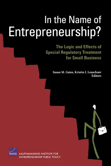 Cover of In the Name of Entrepreneurship?