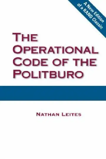 Cover of The Operational Code of the Politburo