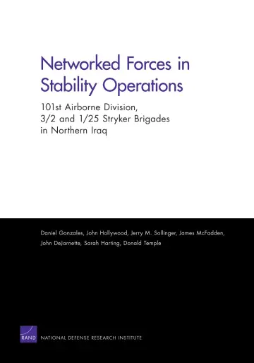 Cover of Networked Forces in Stability Operations