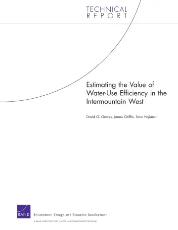 Cover of Estimating the Value of Water-Use Efficiency in the Intermountain West