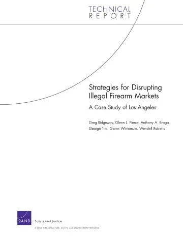 Cover of Strategies for Disrupting Illegal Firearms Markets