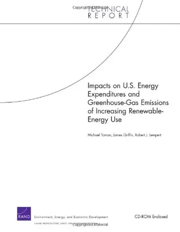 Cover of Impacts on U.S. Energy Expenditures and Greenhouse-gas Emissions of Increasing Renewable-energy Use