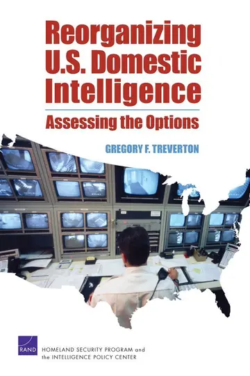 Cover of Reorganizing U.S. Domestic Intelligence