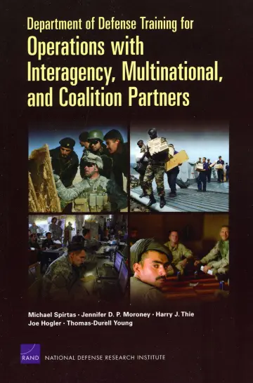Cover of Department of Defense Training for Operations with Interagency, Multinational, and Coalition Partners