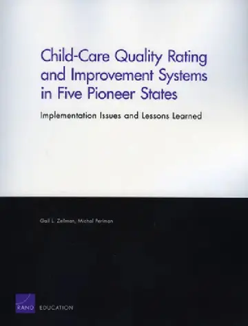 Cover of Child-Care Quality Rating and Improvement Systems in Five Pioneer States