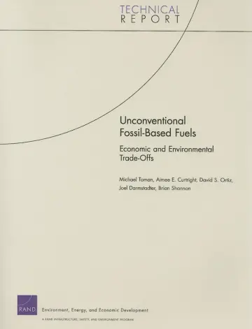 Cover of Unconventional Fossil-Based Fuels