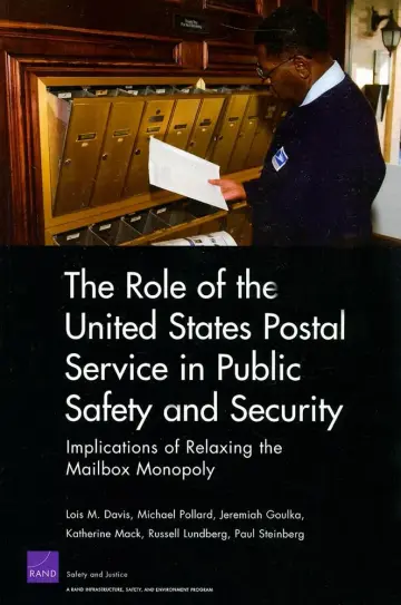 Cover of The Role of the United States Postal Service in Public Safety and Security