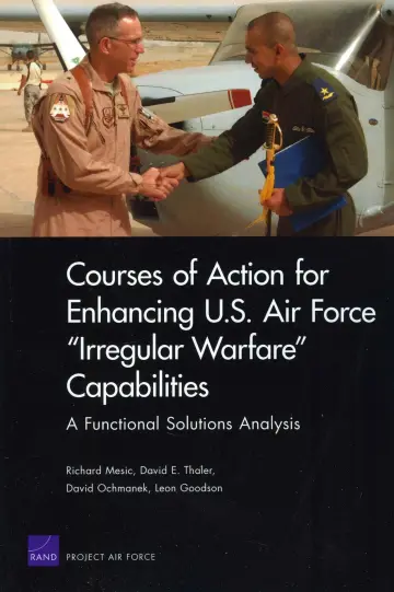 Cover of Courses of Action for Enhancing U.S. Air Force "Irregular Warfare" Capabilities