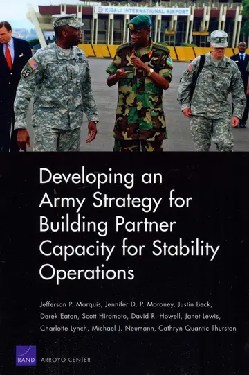 Cover of Developing an Army Strategy for Building Partner Capacity for Stability Operations