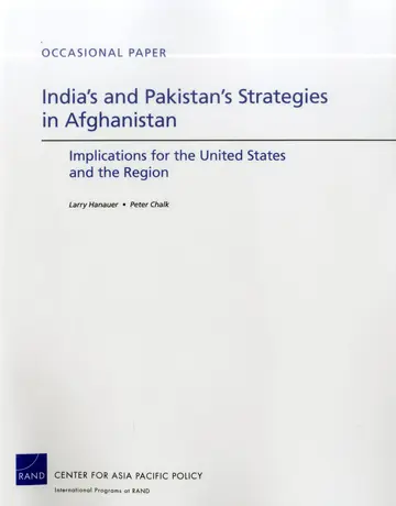 Cover of India's and Pakistan Strategies in Afghanistan