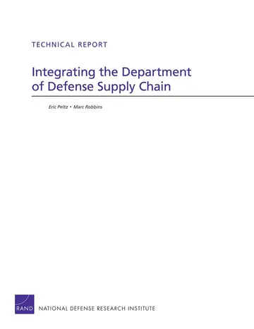 Cover of Integrating the Department of Defense Supply Chain