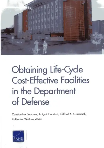 Cover of Obtaining Life-Cycle Cost-Effective Facilities in the Department of Defense