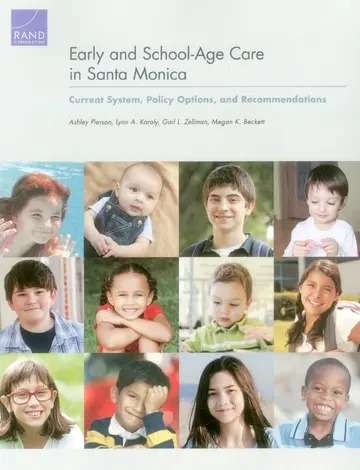 Cover of Early and School-Age Care in Santa Monica