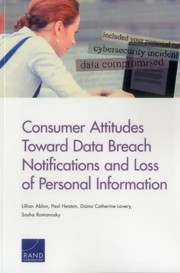 Cover of Consumer Attitudes Toward Data Breach Notifications and Loss of Personal Information
