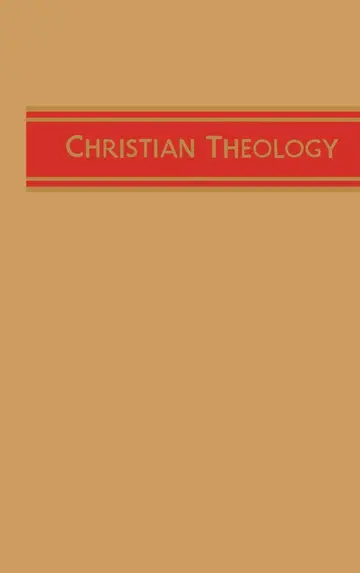 Cover of Christian Theology, Vol. 1
