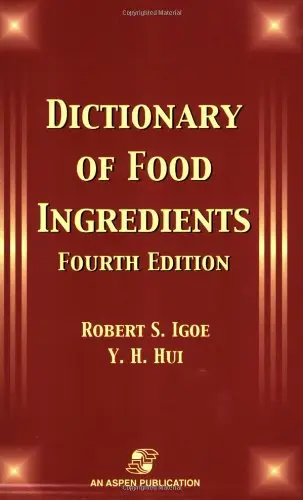 Cover of Dictionary of Food and Ingredients