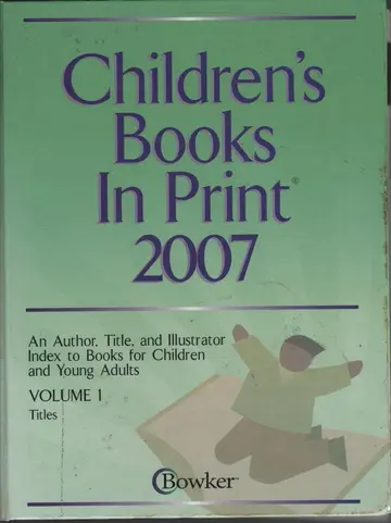 Cover of Children's Books in Print 2007